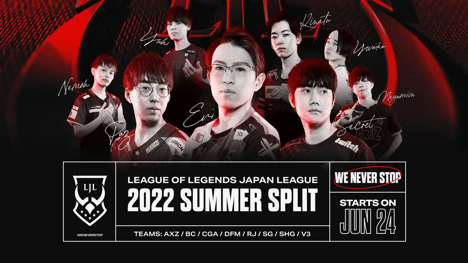 LJL2022 Summer Spilit プレイオフの結果